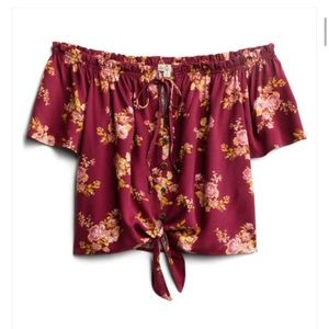 Off the shoulder top